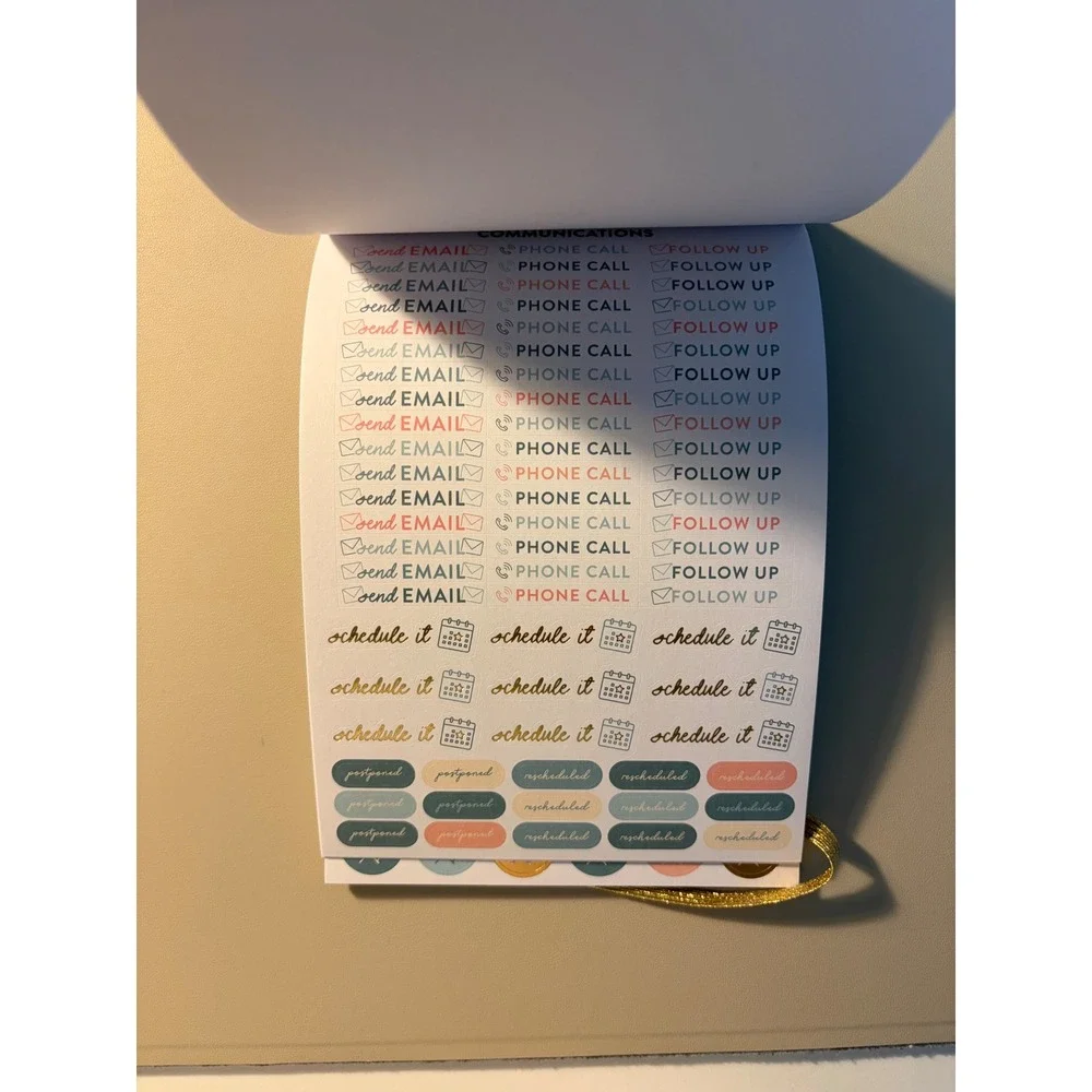 Passionate Penny Pincher Business Edition Planner Sticker Book 15 Sheets 562ct